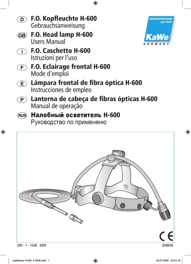 KaWe H-600 user manual