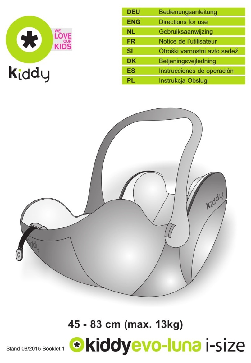 KIDDY EVO-LUNA I-SIZE Directions for use KIDDY EVO-LUNA I-SIZE Directions for use