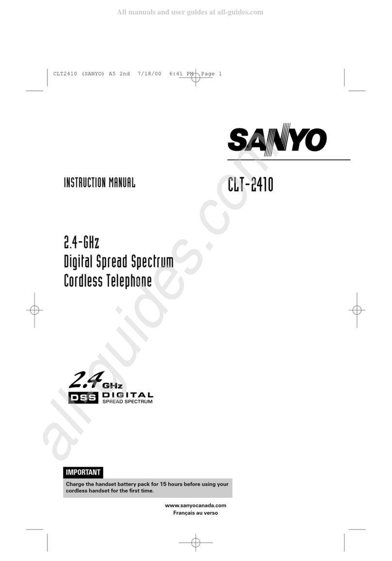 Sanyo CLT-2410 instruction manual