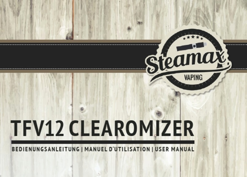 STEAMAX TFV12 BABY PRINCE user manual