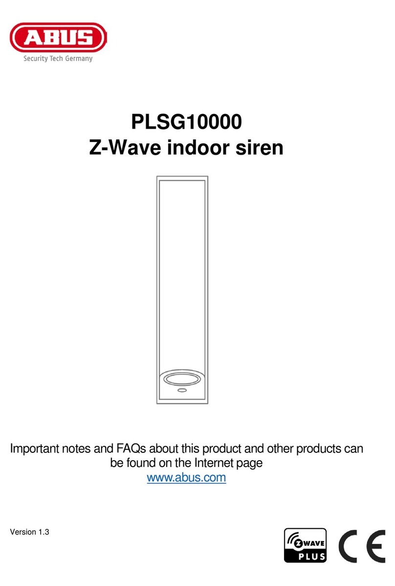 Abus PLSG10000 User manual