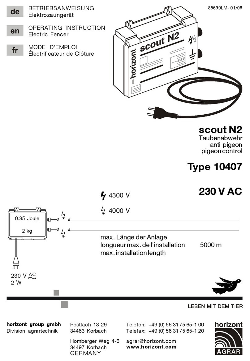 Horizont Agrar Scout N2 operating instructions
