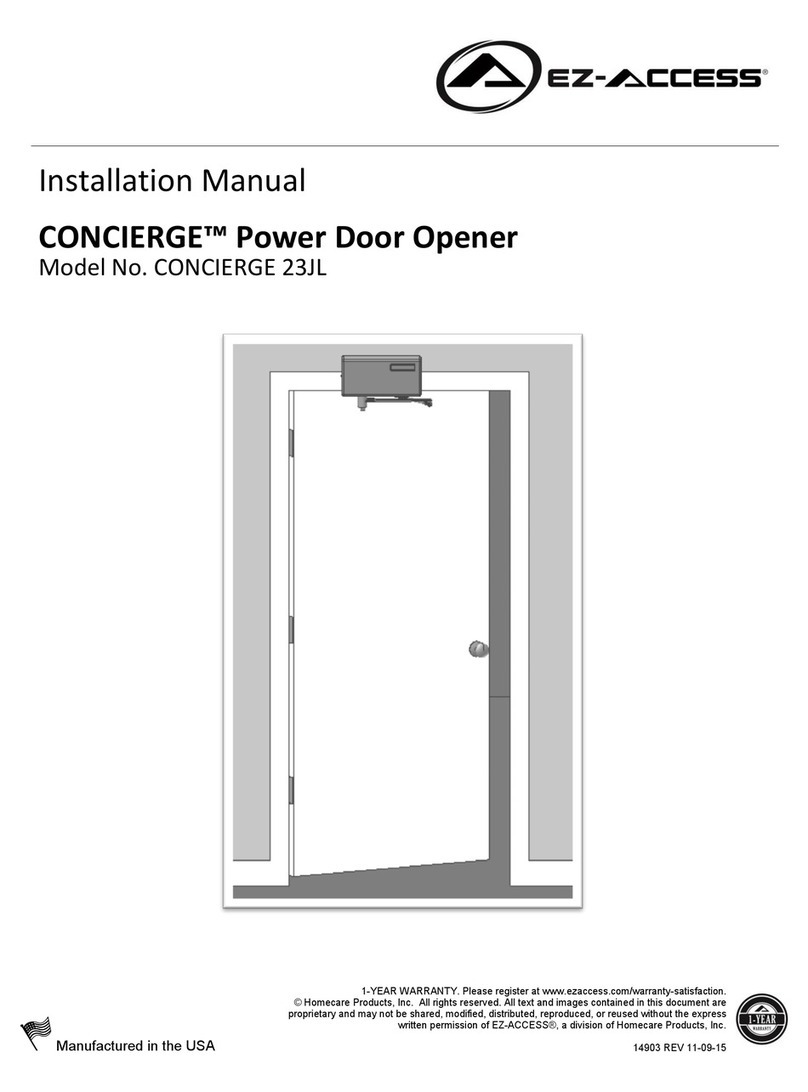 EZ-ACCESS CONCIERGE Series User manual