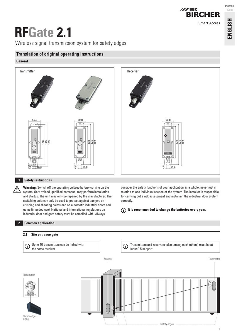 BBC Bircher RFGate 2.2.S Translation of original operating instructions BBC Bircher RFGate 2.2.S Translation of original operating instructions