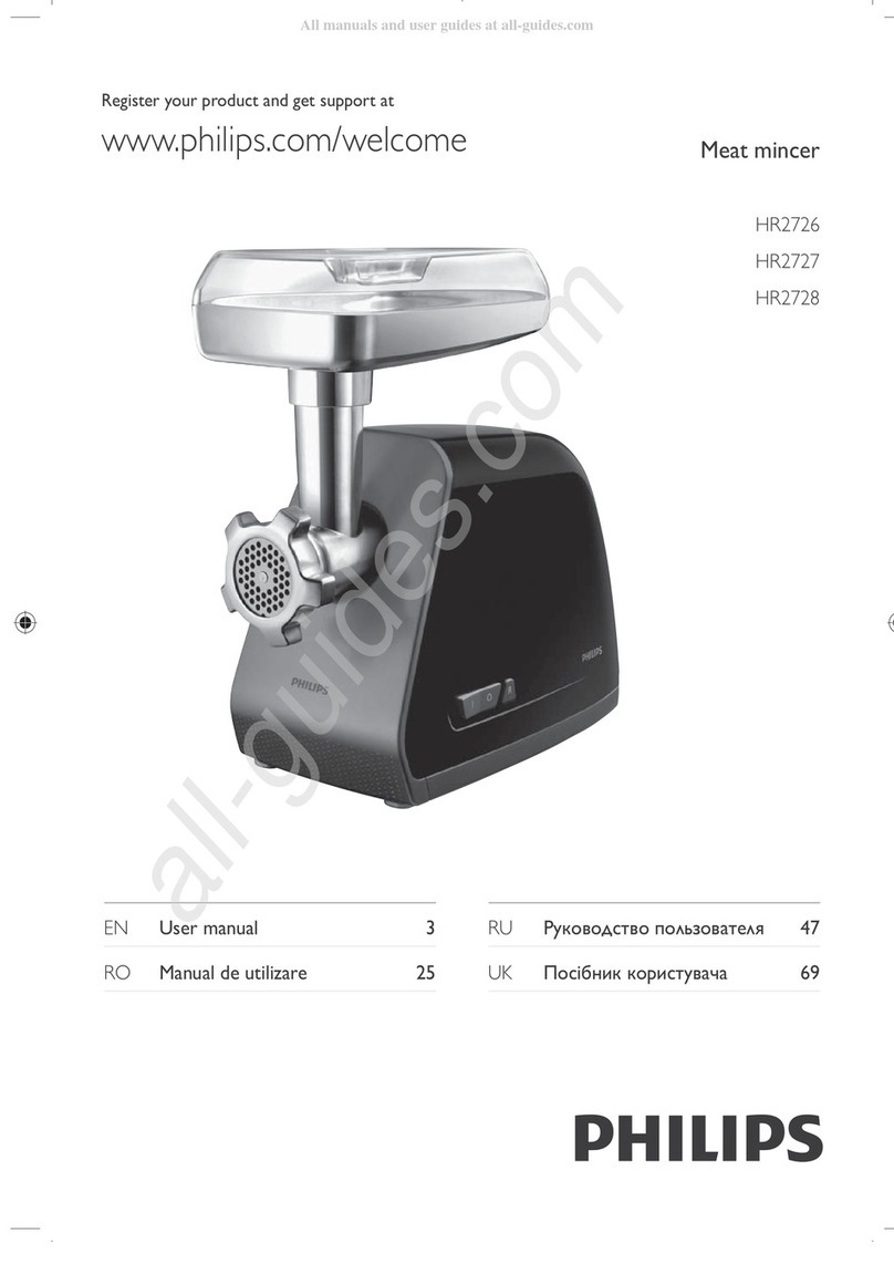Philips HR2726 user manual
