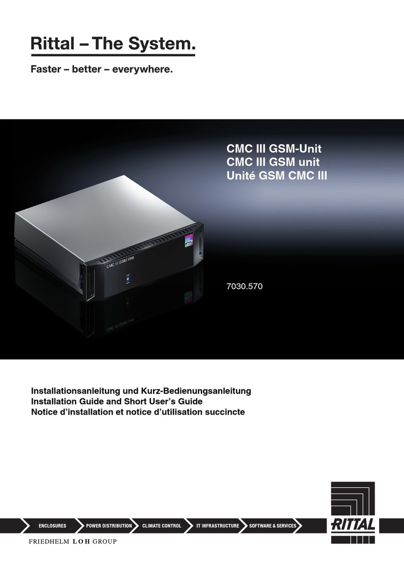 Rittal CMC III Installation guide and short user's guide