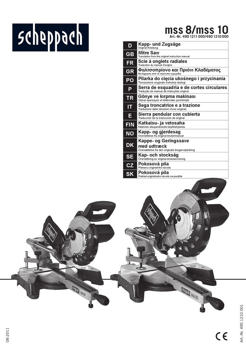 Scheppach mss 8 Assembly instructions