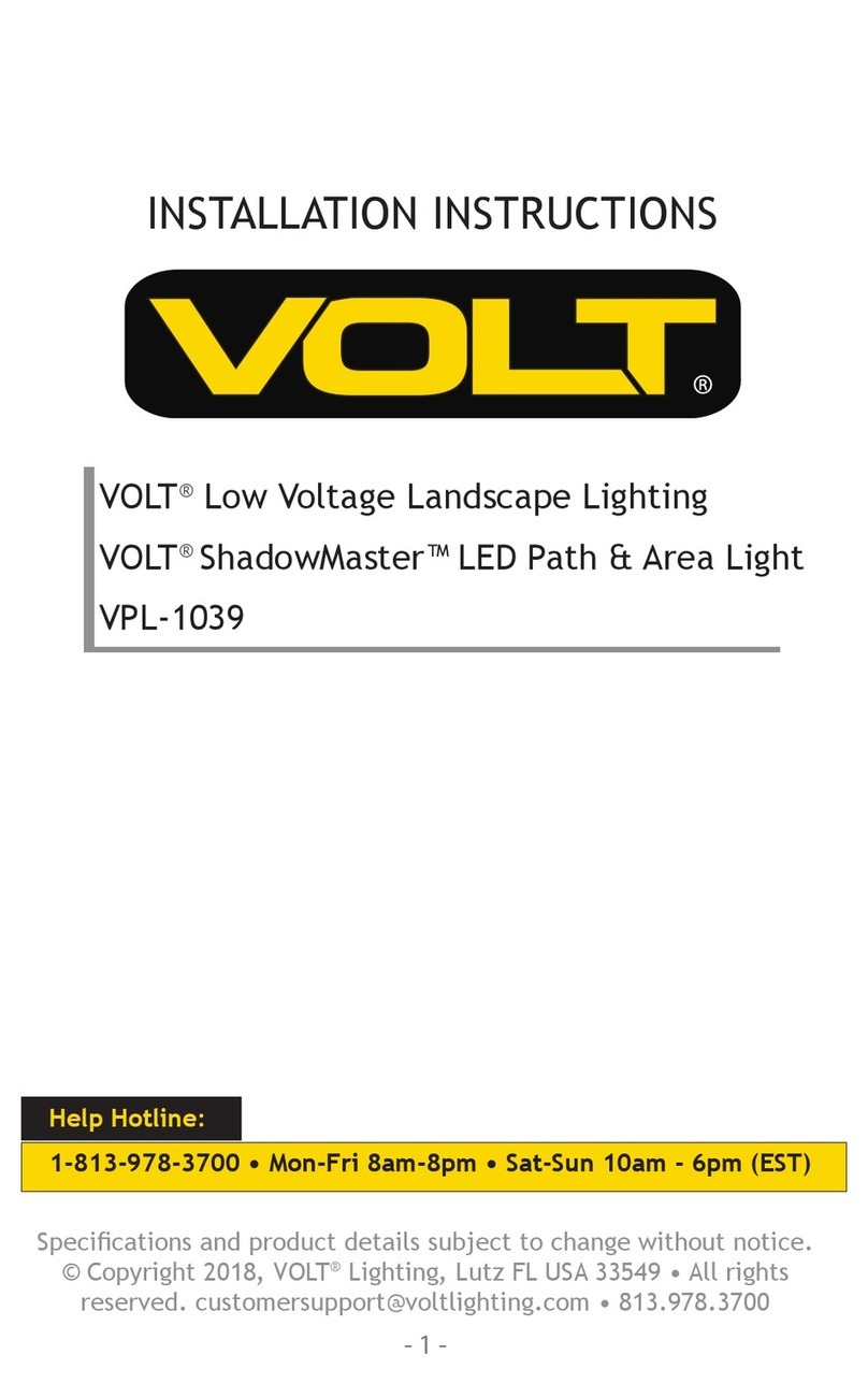 Volt ShadowMaster VPL-1039 User manual Volt ShadowMaster VPL-1039 User manual