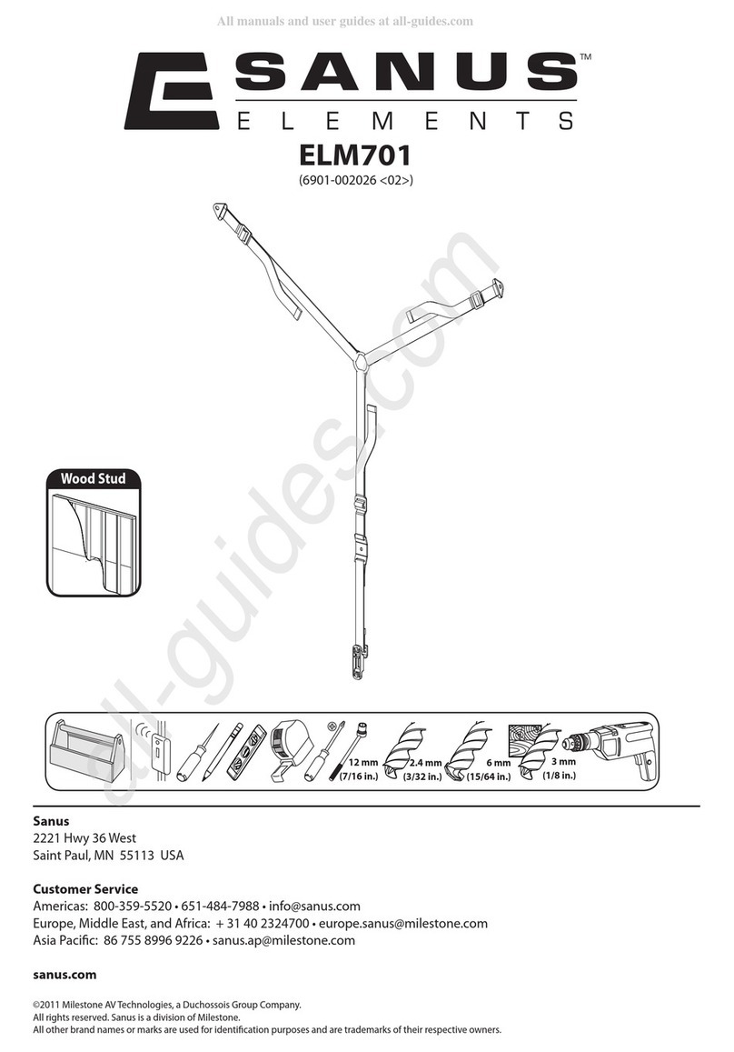 Sanus Elements ELM701 manual