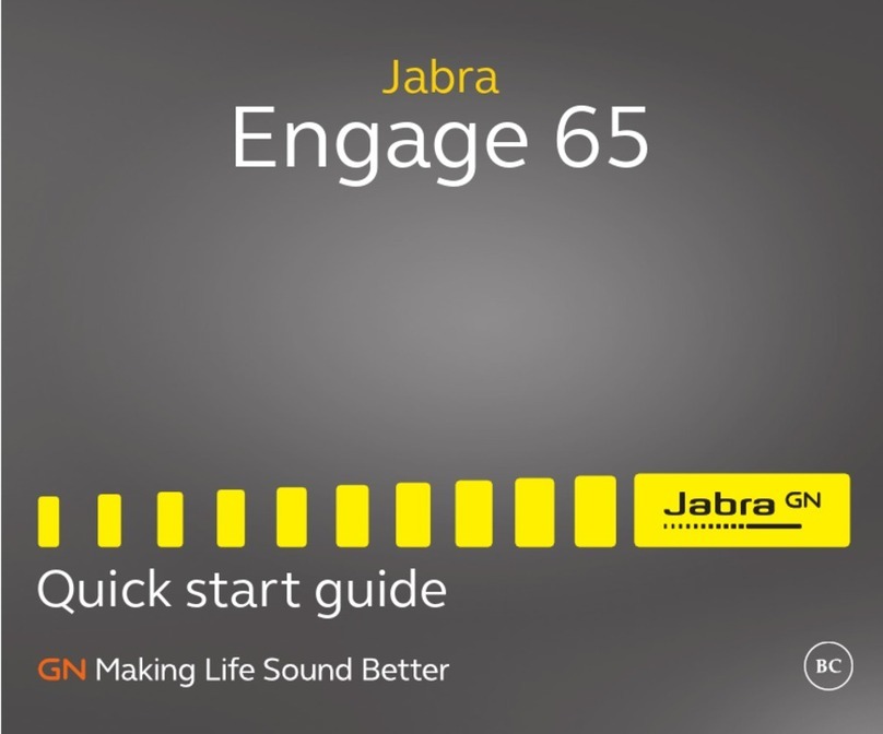 Jabra Engage 65 User manual Jabra Engage 65 User manual