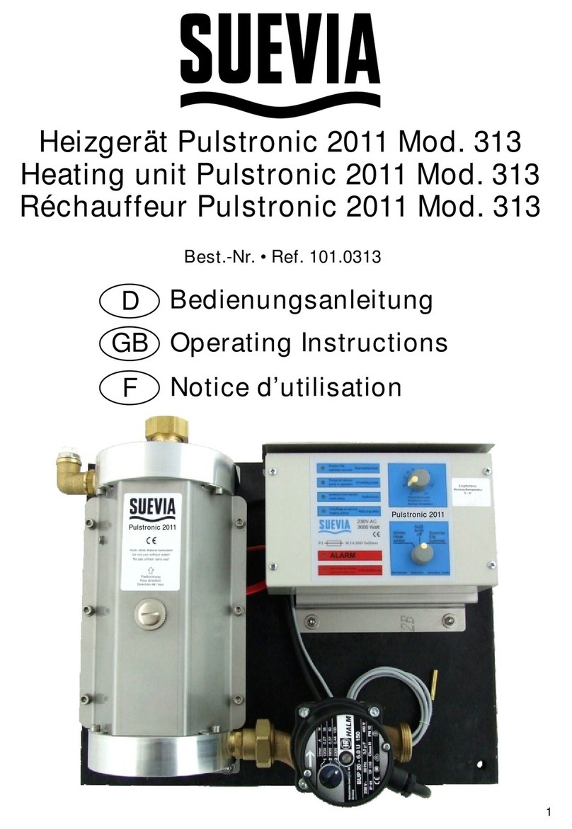 Suevia Pulstronic 2011 Mod. 313 operating instructions