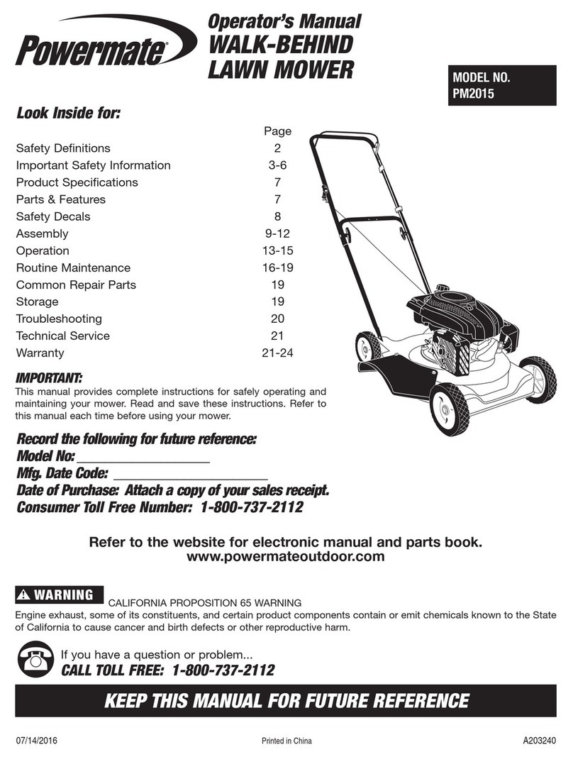 Powermate PM2015 User manual