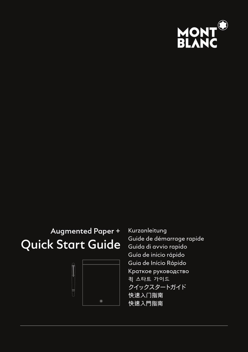 Mont Blanc Augmented Paper + quick start guide