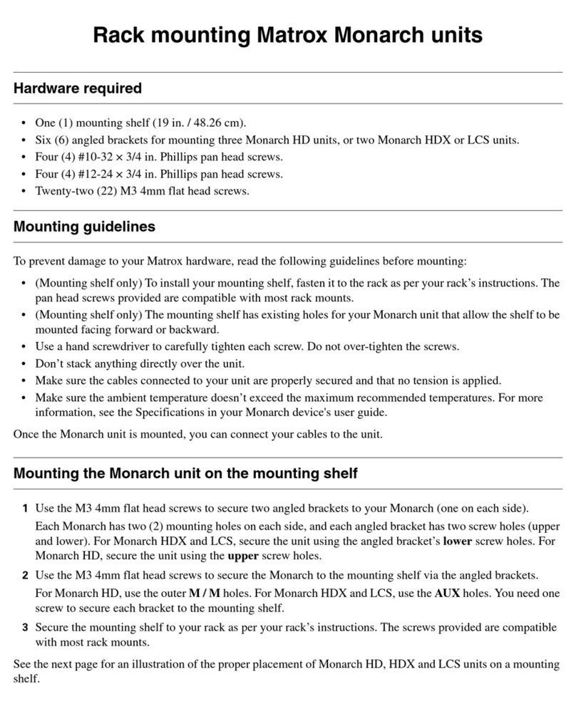 Matrox Monarch LCS Instruction Manual Matrox Monarch LCS Instruction Manual