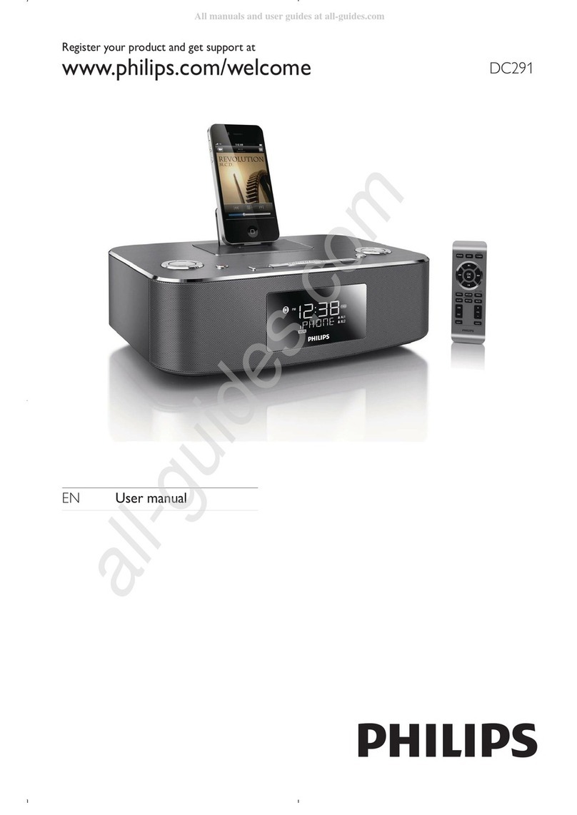 Philips DC-291 User manual
