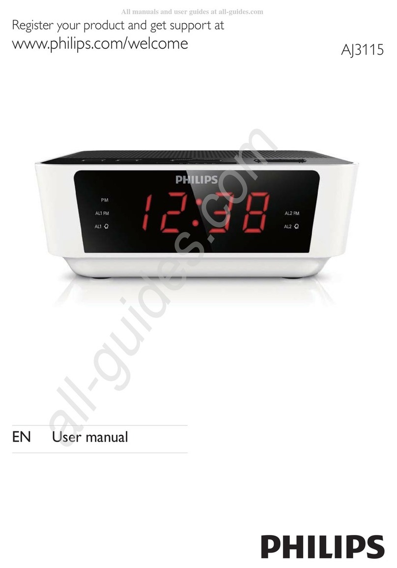 Philips AJ3115 user manual