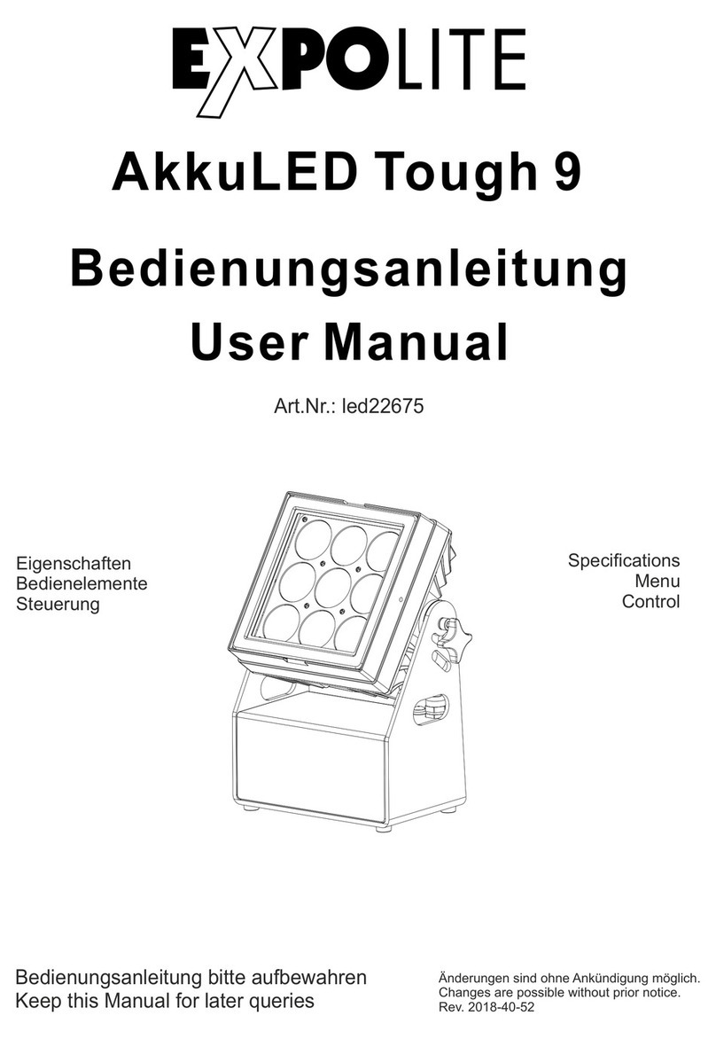 Expolite AkkuLED Tough 9 User manual