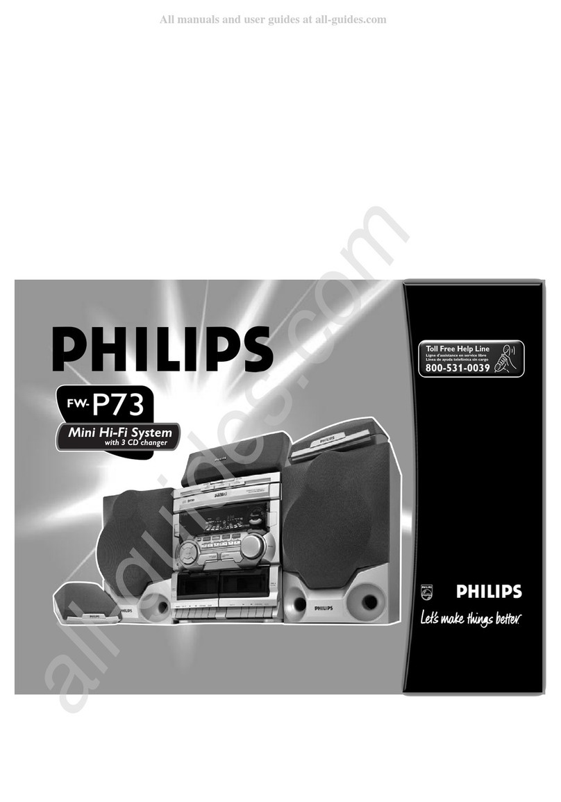 Philips Pro Logic FW-P73 brochure