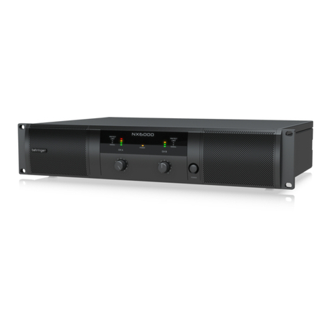 Behringer NX3000 quick start guide