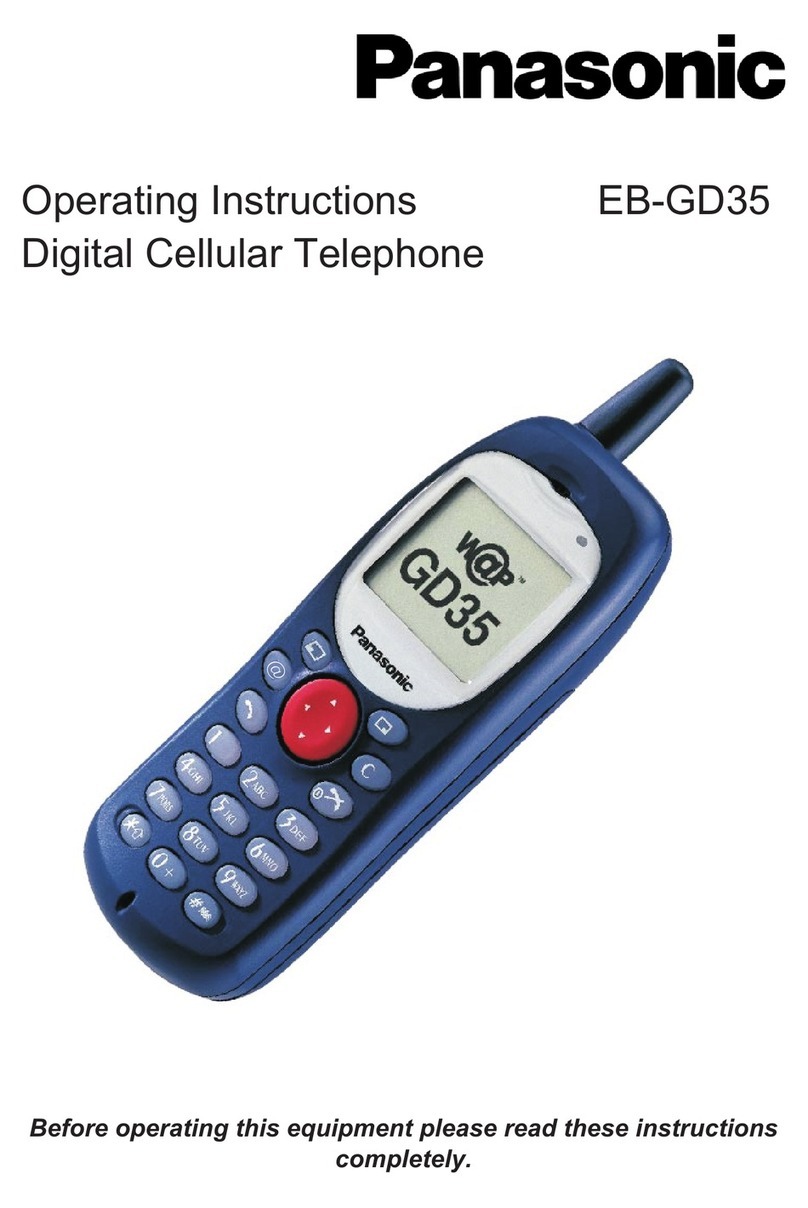 Panasonic EB-GD35 User manual