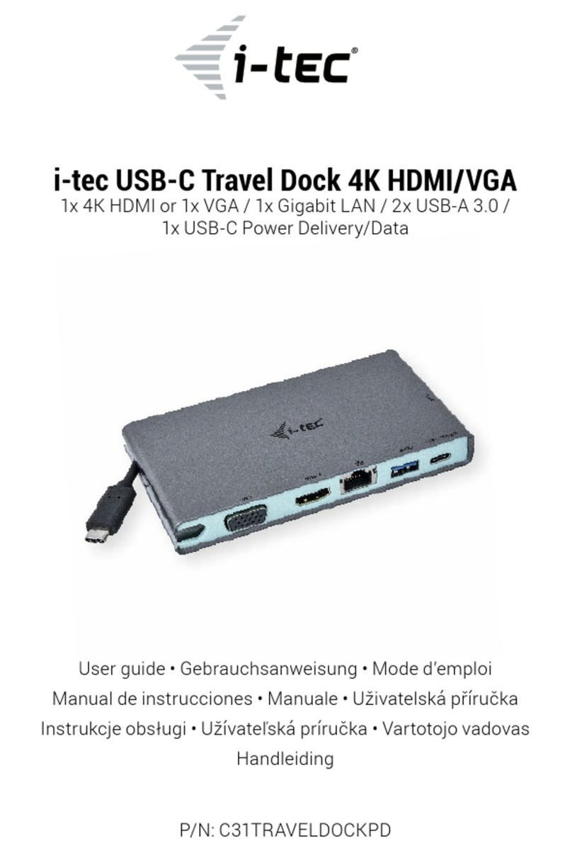 Itec C31TRAVELDOCKPD user guide