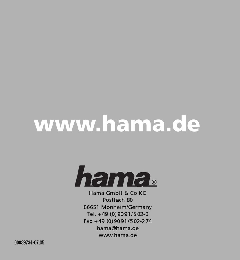 Hama 39734 manual