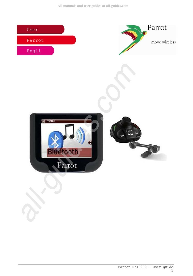 Parrot MKi9200 RU User manual Parrot MKi9200 RU User manual
