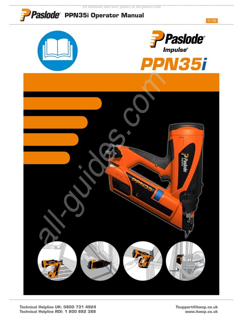 Paslode Impulse PPN35i User manual
