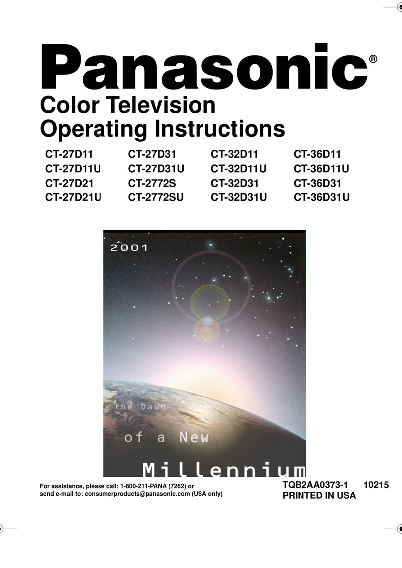 Panasonic CT-27D11 User manual Panasonic CT-27D11 User manual