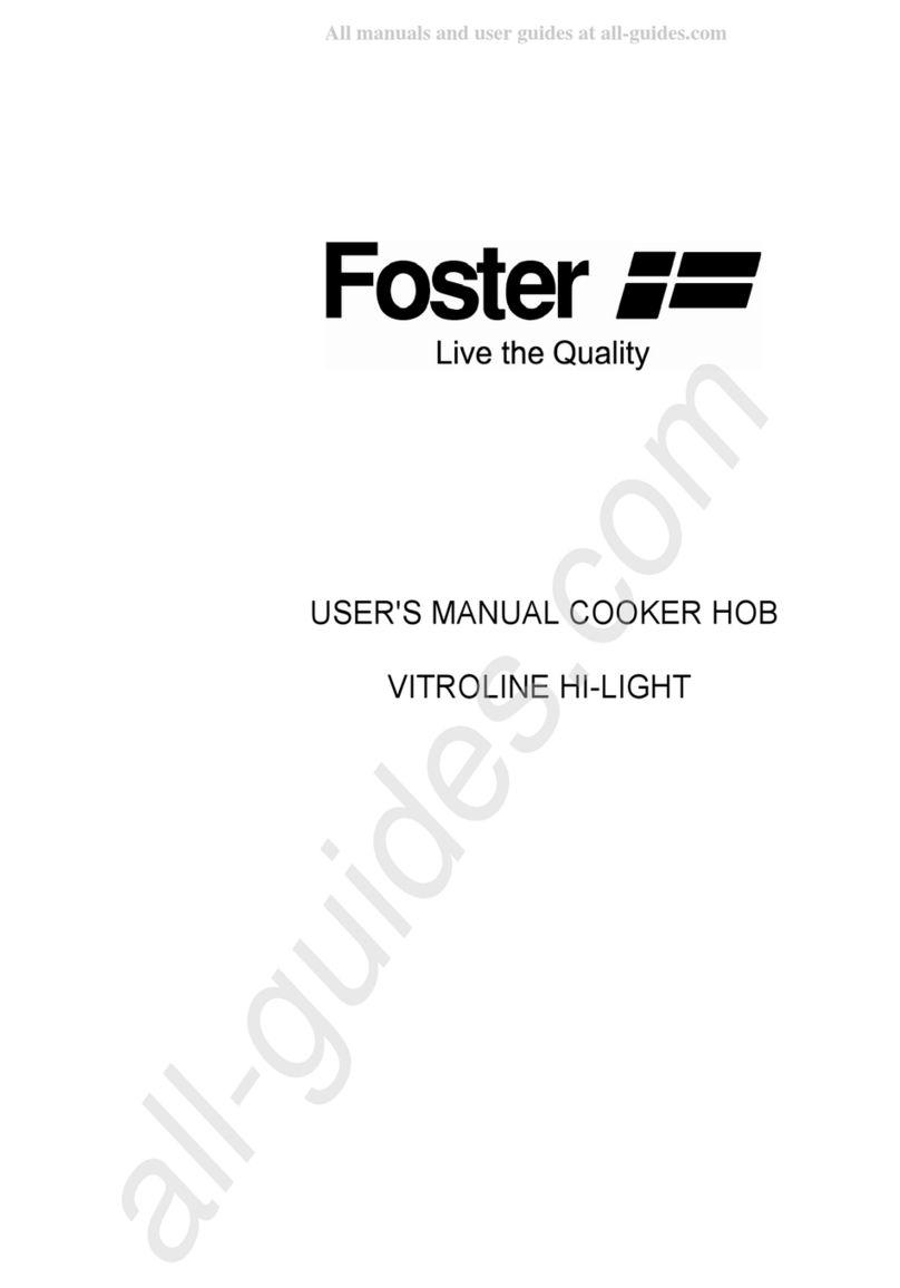 Foster Vitroline Hi-light Series User manual