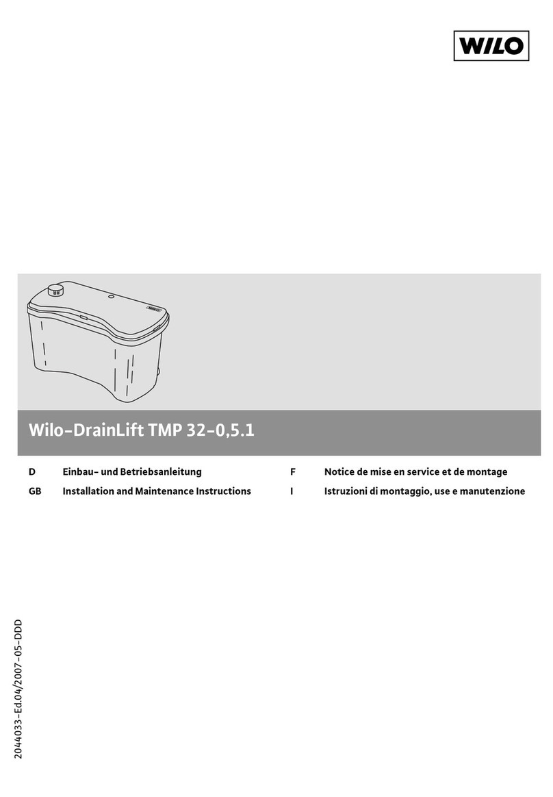 Wilo DrainLift TMP 32-0,5.1 User manual