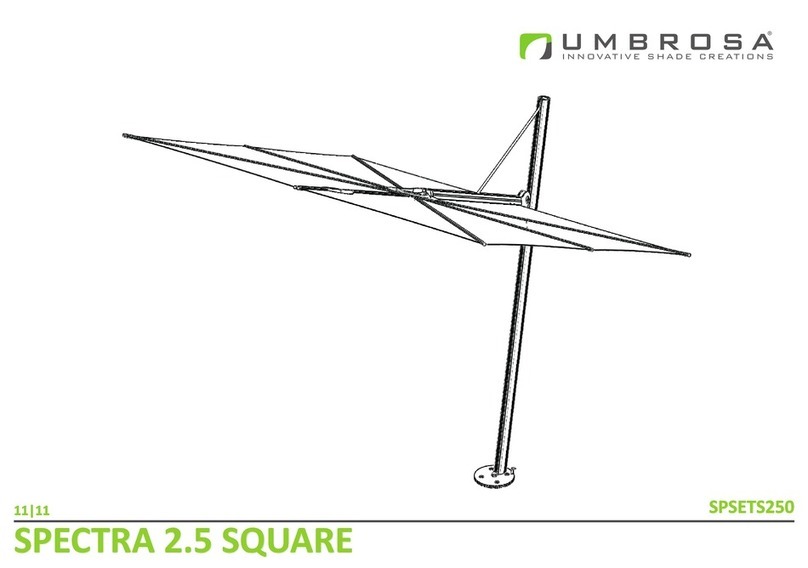 Umbrosa SPECTRA 2.5 SQUARE manual