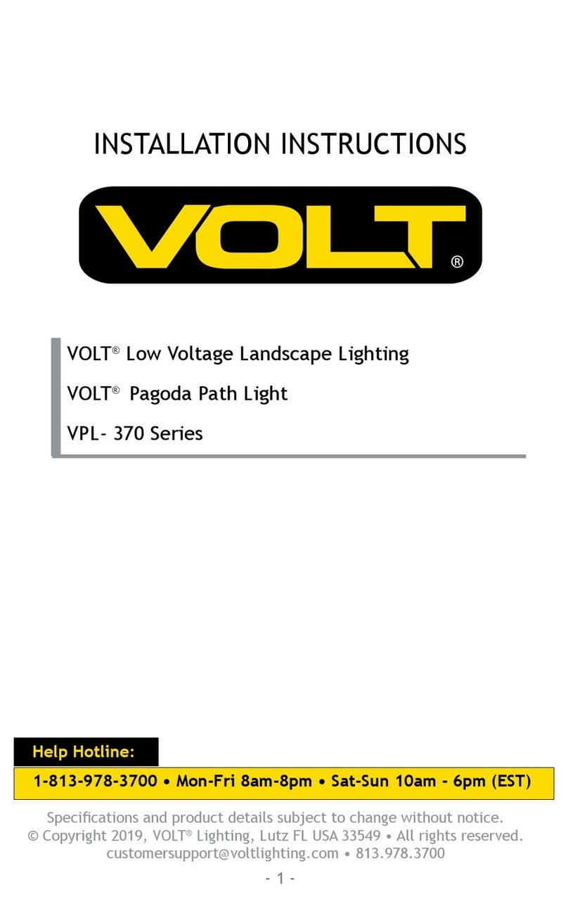 Volt VPL-370 Series installation instructions