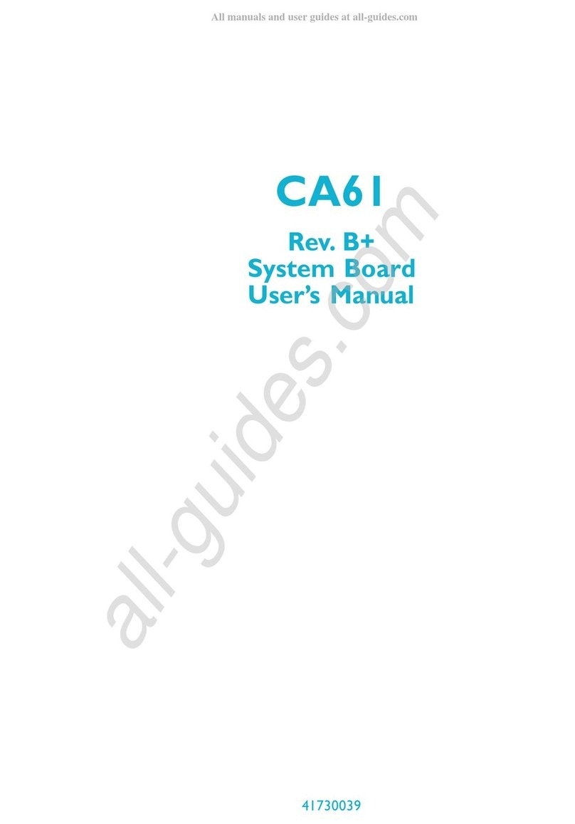DFI CA61 User manual