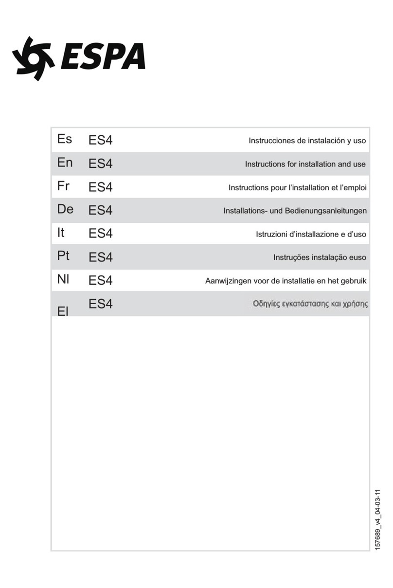 Espa ES4 User manual