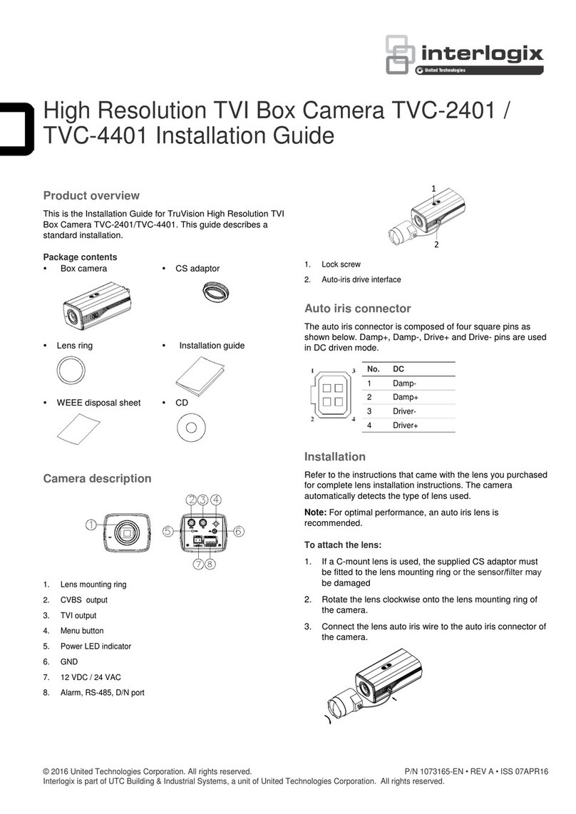 Interlogix TVC-2401 installation guide