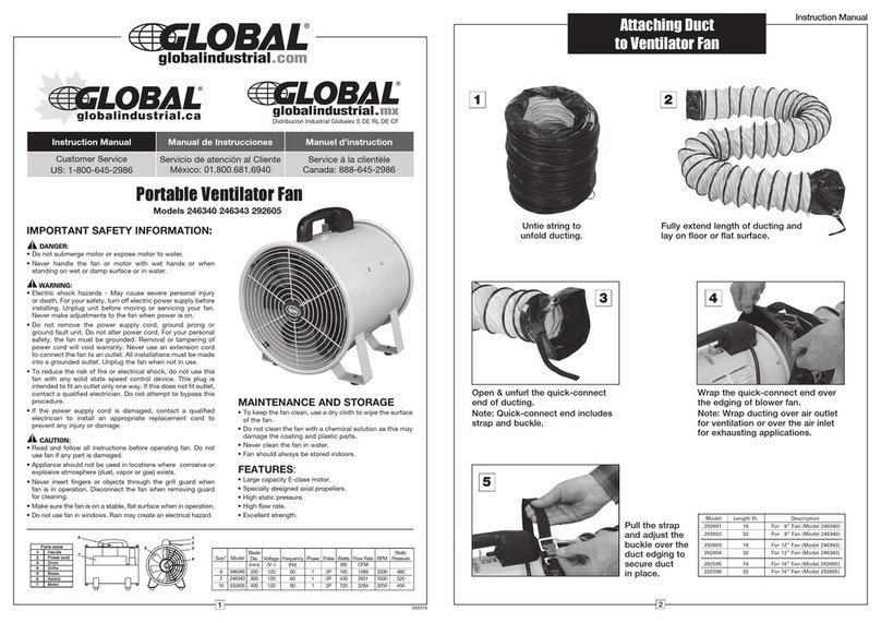 Global 246340 instruction manual