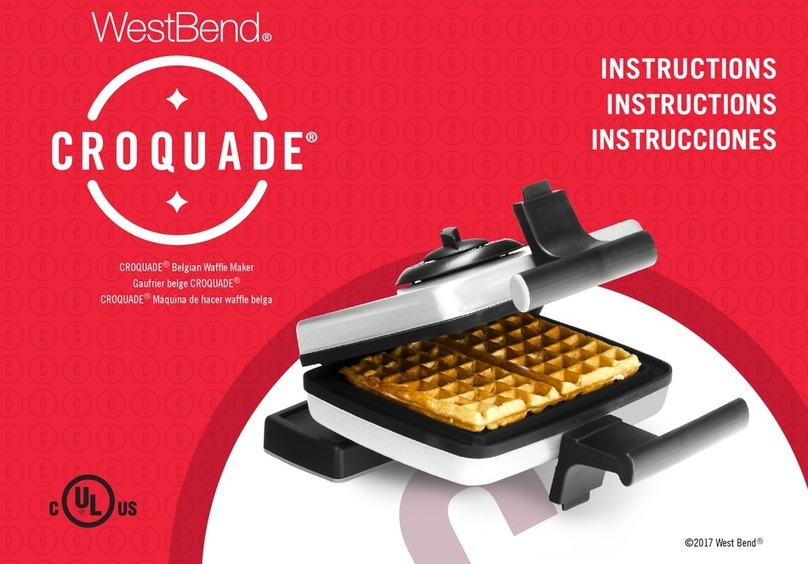 West Bend CROQUADE M001 instructions