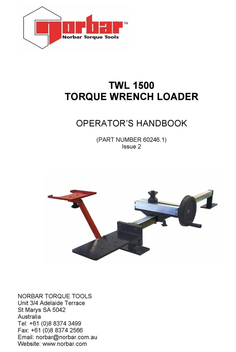 norbar TWL 1500 Operator's handbook