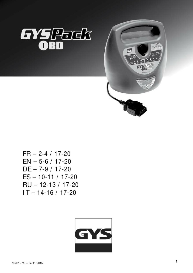 GYS GYSPACK OBD manual
