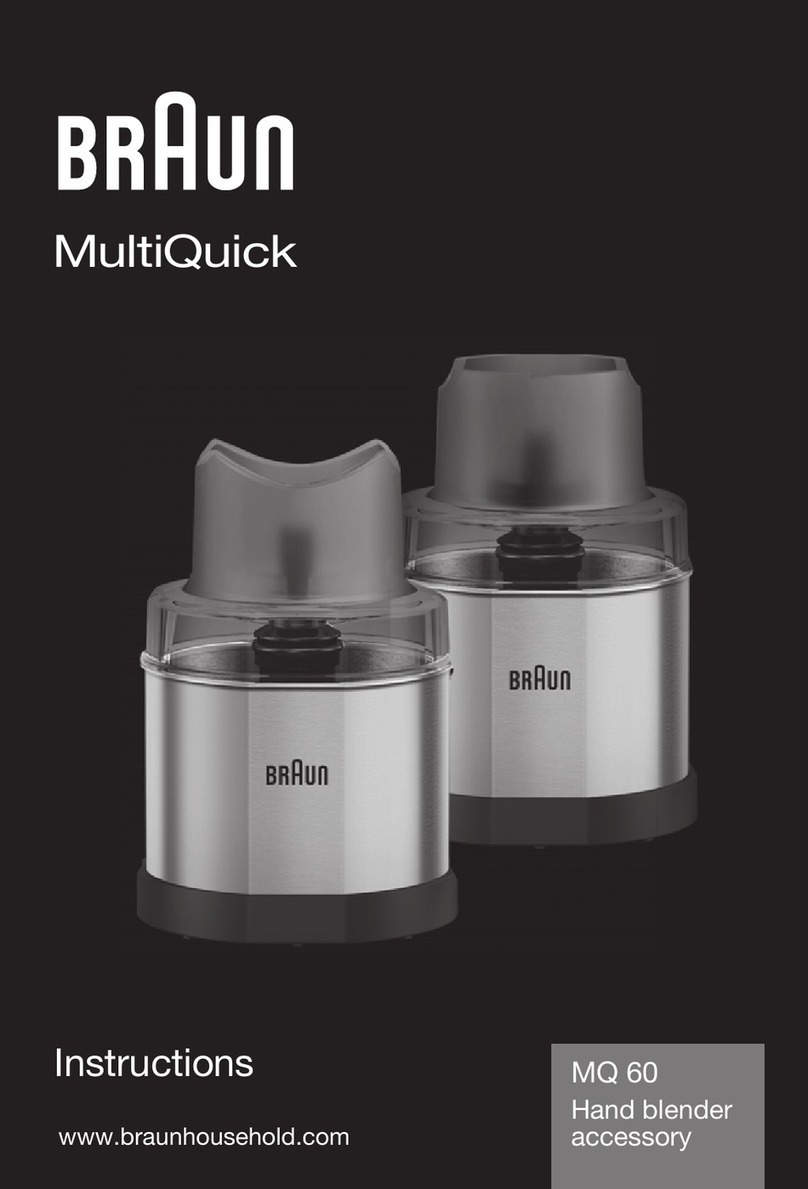 Braun Multiquick MQ 60 instructions