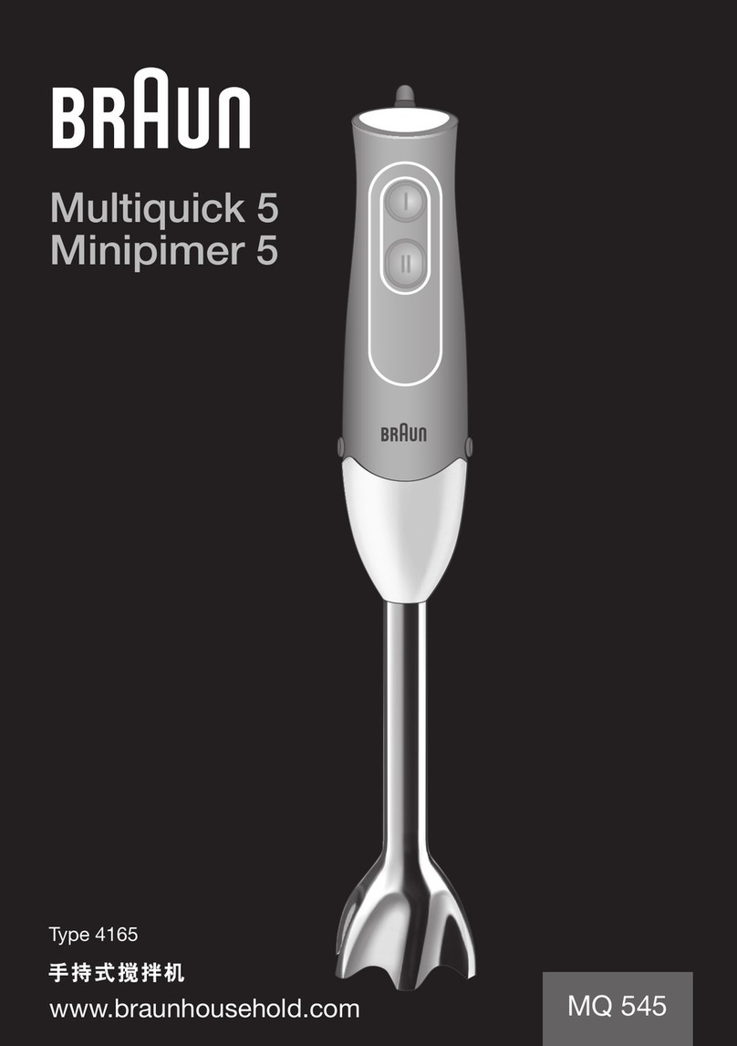 Braun Multiquick 5 User manual