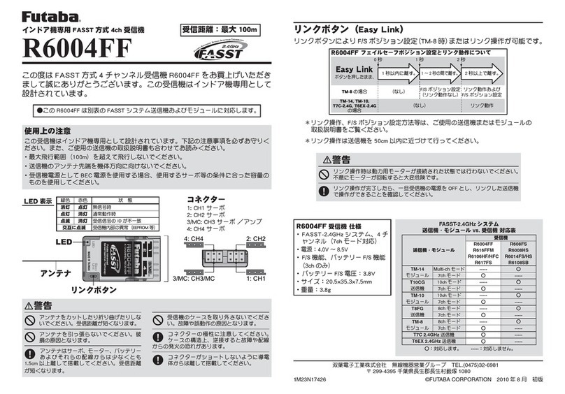 FUTABA R6004FF User manual