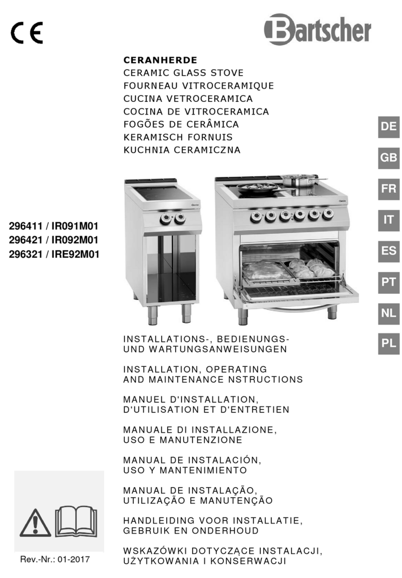 Bartscher IR091M01 Assembly instructions Bartscher IR091M01 Assembly instructions