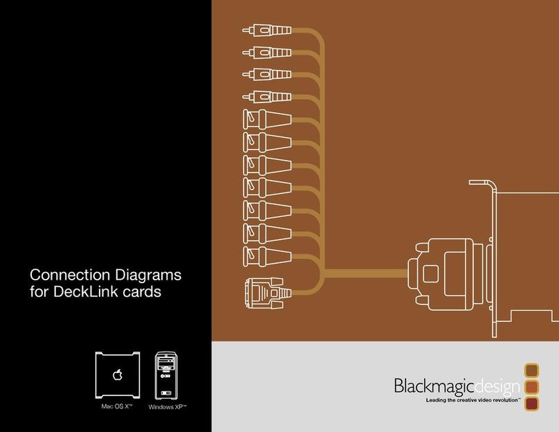 Blackmagicdesign DeckLink Series Instruction manual