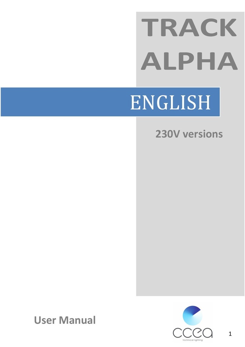 CCEA TRACKALPHA Series User manual
