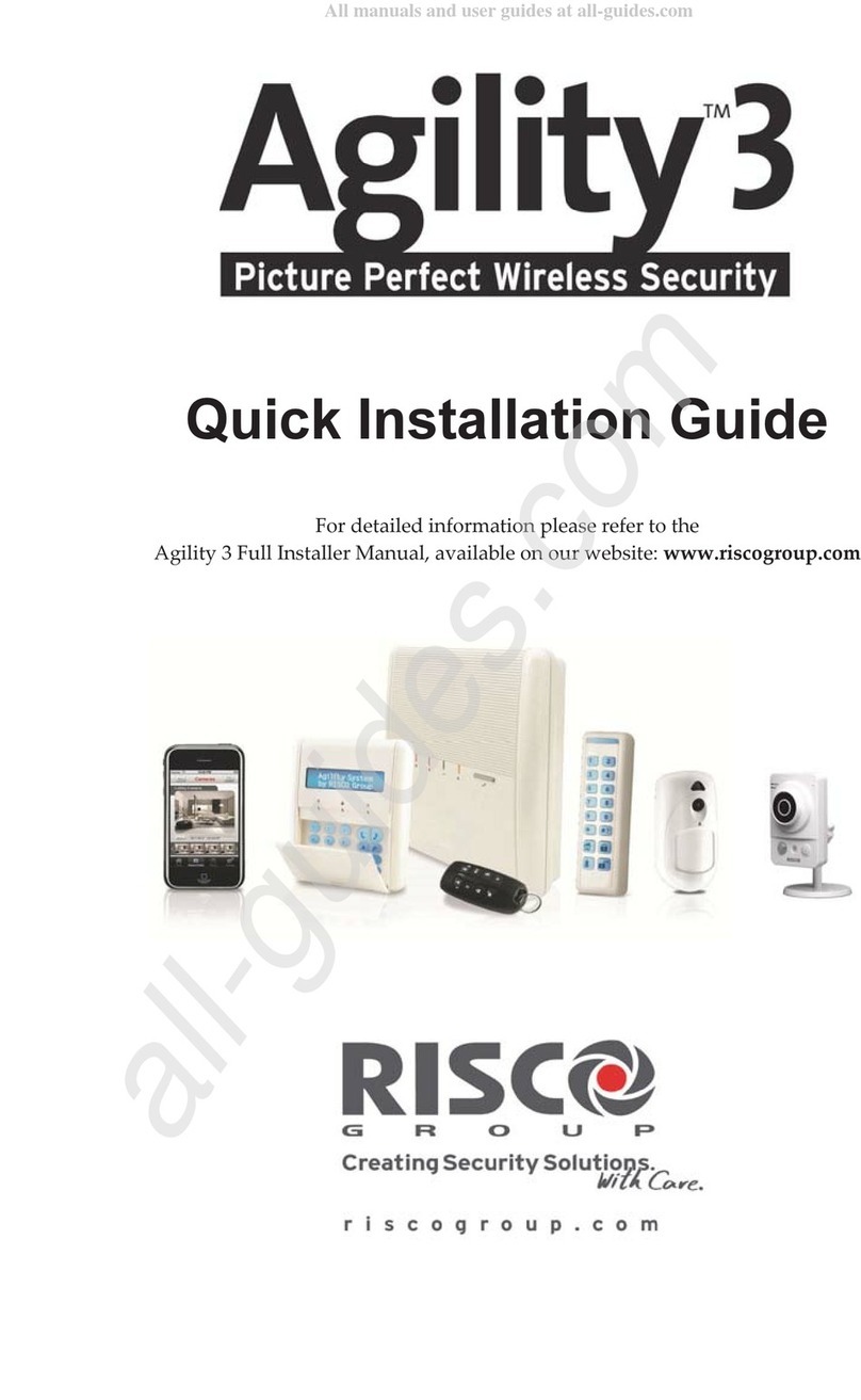 Risco Agility 3 User manual