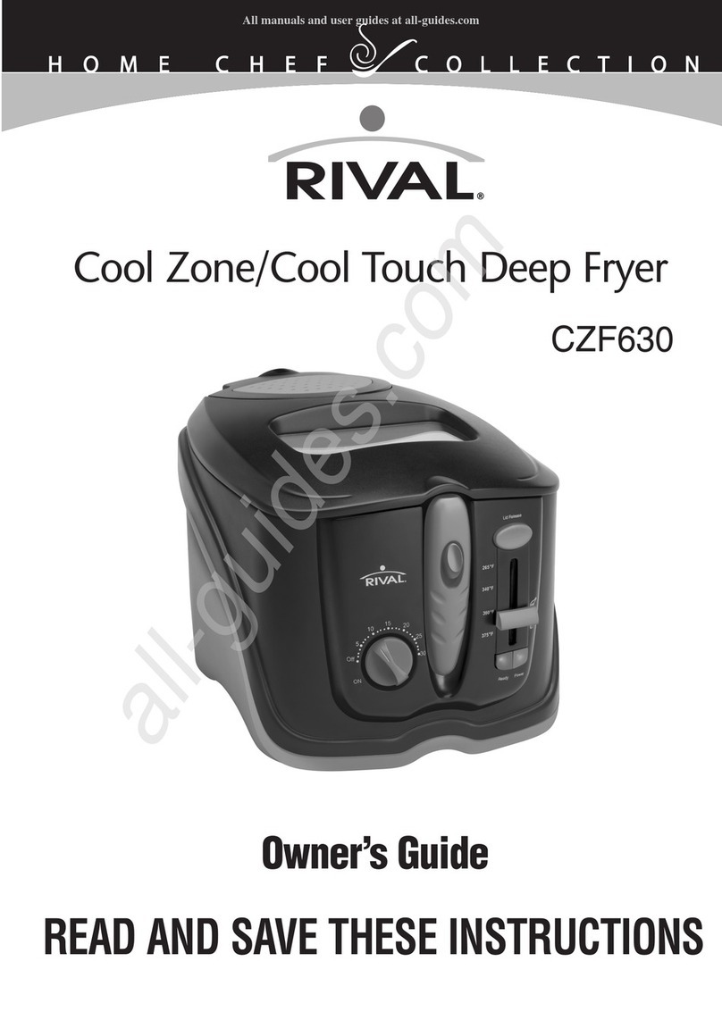 Rival COOL ZONE CZF630 owner's guide