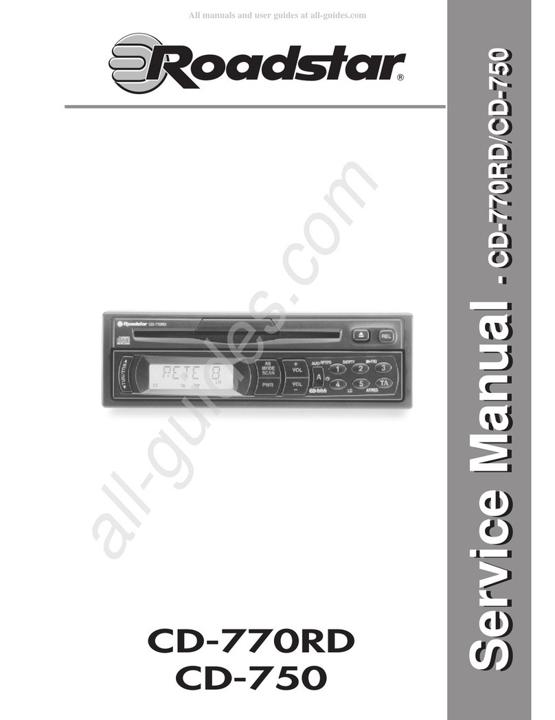 Roadstar CD-770RD Service manual