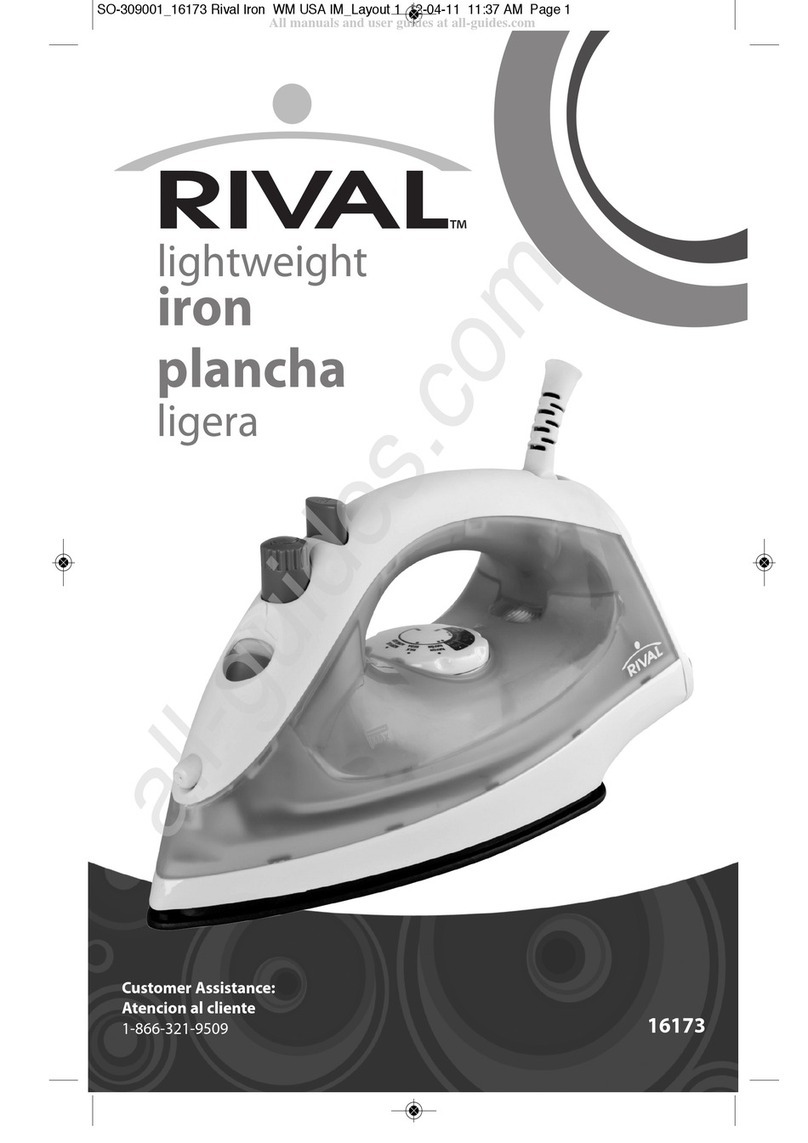Rival 16173 instruction manual